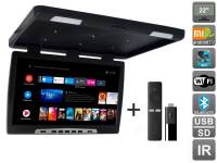Потолочный монитор на Android AVS2220MBL + Xiaomi Mi TV Stick + AV1252DC