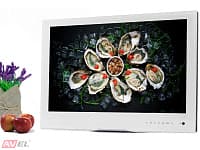 Встраиваемый Smart телевизор для кухни AVS240WS (белая рамка)