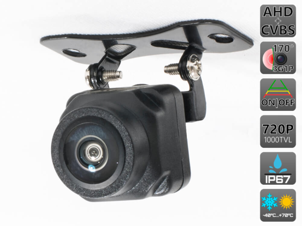 Универсальная камера переднего/ заднего вида с переключателем HD и AHD AVS307CPR (155 AHD/CVBS)